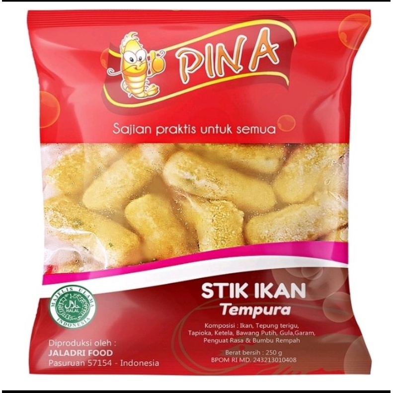 

Pina stik ikan tempura 250 gram