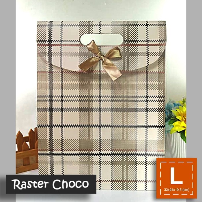 

Paper Bag Motif / Tas Kertas Kado / Tas Ulang tahun - L RASTER