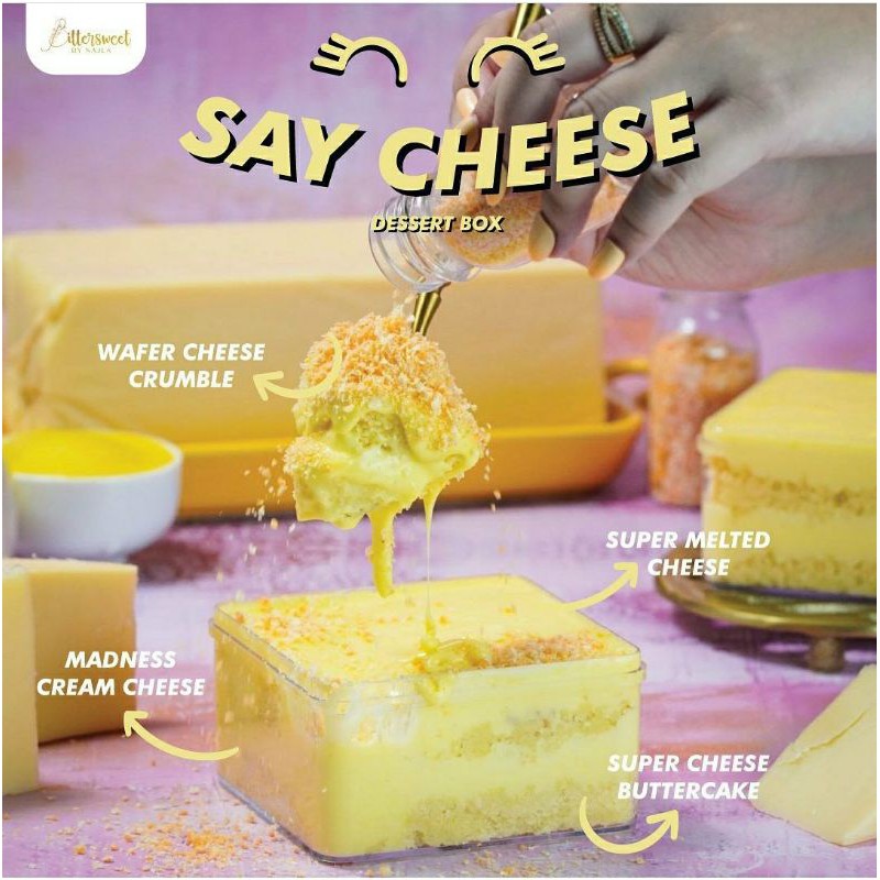 

[New Variant] SAY CHEESE DESSERT BOX BITTERSWEET BY NAJLA