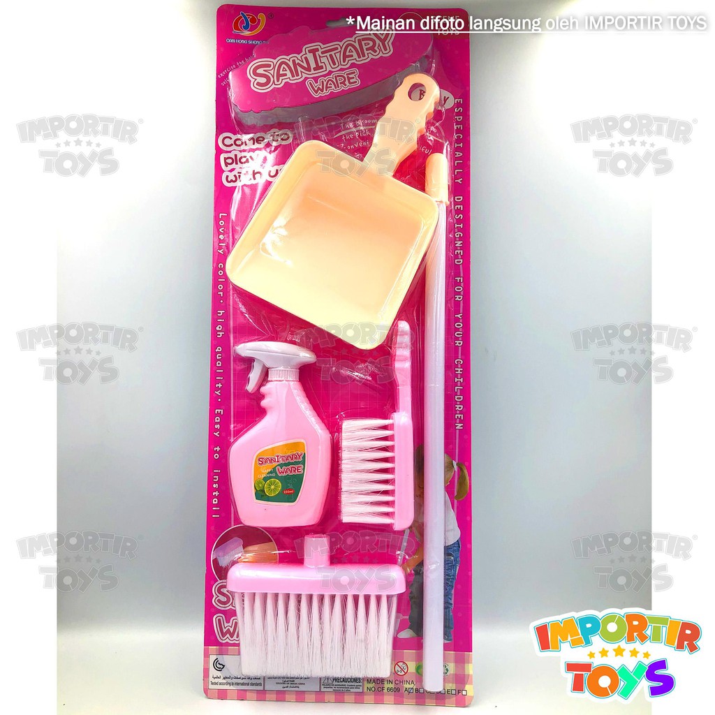 MAINAN Cleaning Set Sapu Kebersihan Anak Little Helper PEMBERSIH IMPORTIR TOYS