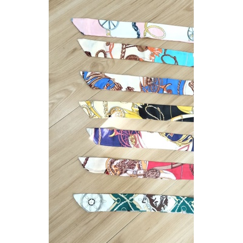 TWILLY BAG / Premium Sarin Scarf Syal / Bandana Ikat Rambut Korea / Syal tas