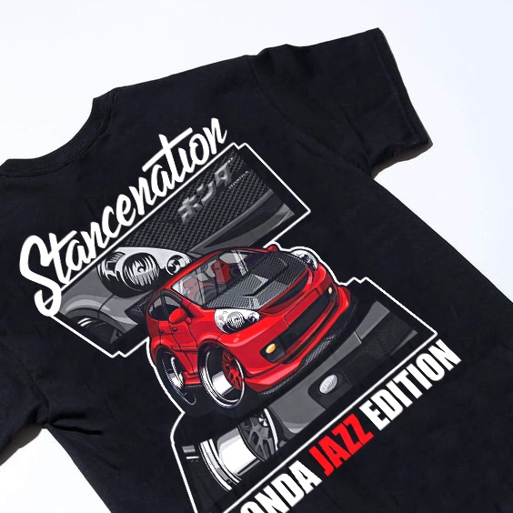 kaos otomotif / kaos mobil / kaos honda jazz / kaos pria / honda jazz gd3