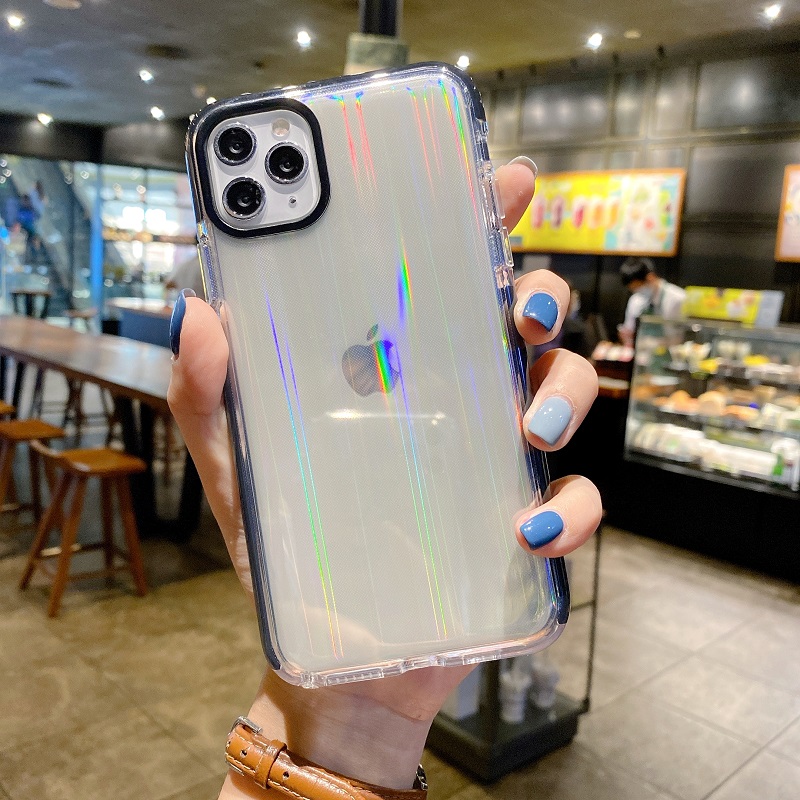 Case Transparan Anti Jatuh Untuk Iphone 11 11pro Max 12 Mini 7 7plus 8 8plus Se Xs Xsmax