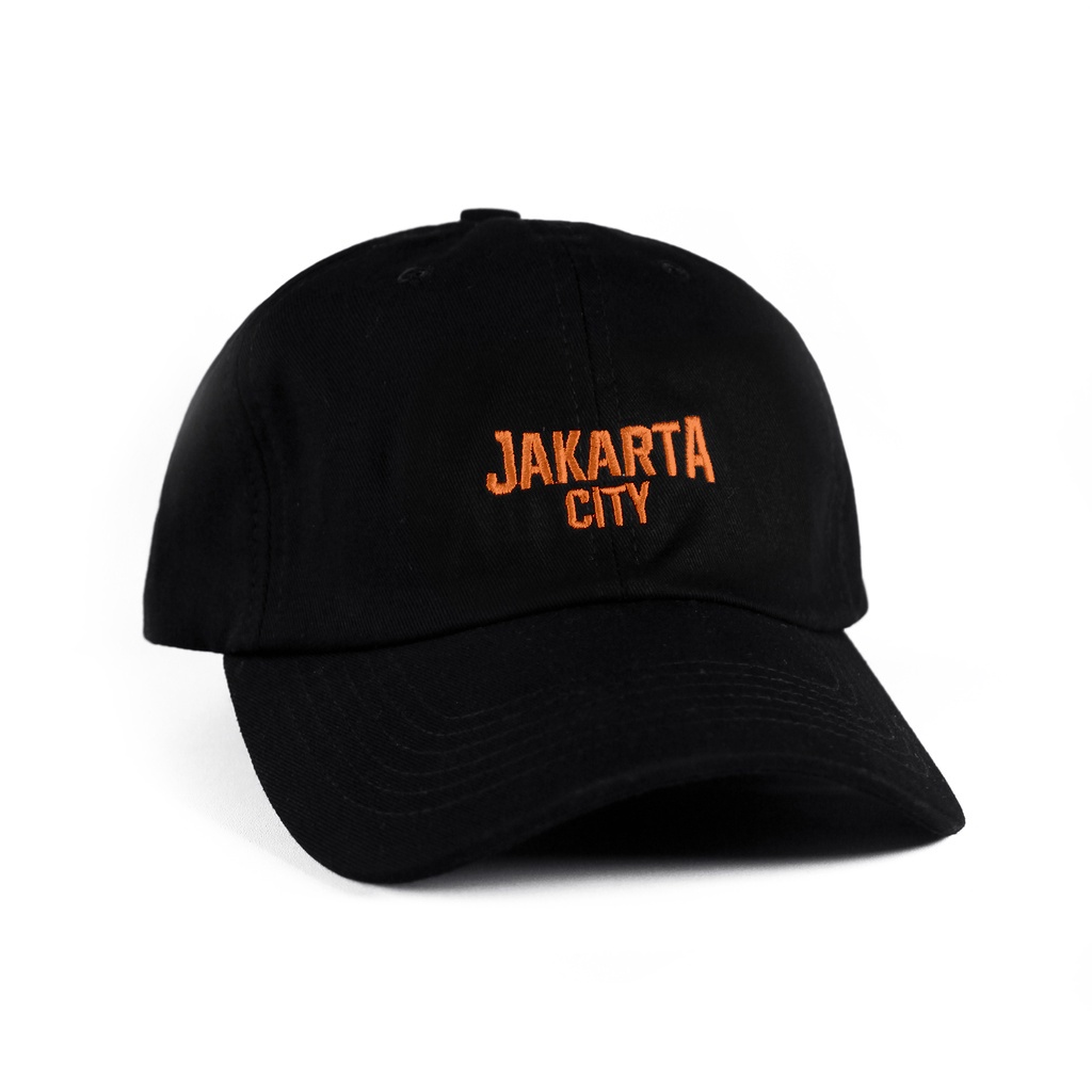 topi MDFK Jakarta Orange graphic (Black)