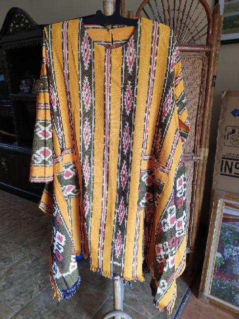 Kirana Tenun Tunik Batik Tenun Troso Jepara Kombinasi Lurik Pedan Asli Murah Solo