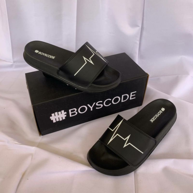 Sendal Pria Distro Boyscode | Sendal Slop pria | Sandal Slipper Pria | Sendal slop karet original | 