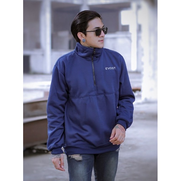 Turtleneck Bahan Fleece Gramasi Tebal | Jaket Fleece Pria /Cowok Kekinian Terbaru!