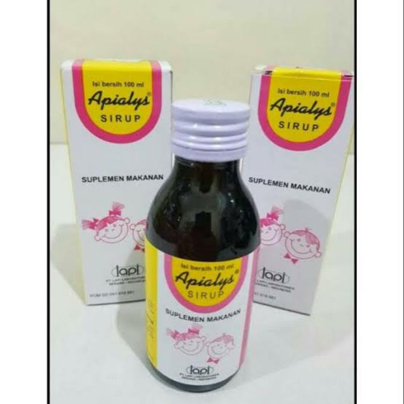 Apialys sirup 100 ml dan drop 10 ml