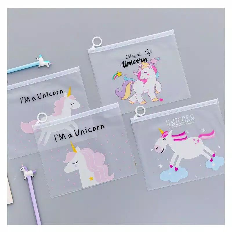 

POUCH TEMPAT PENSIL UNICORN MURAH