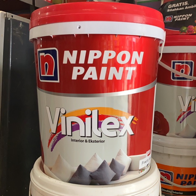  Cat  Tembok  Vinilex  Nippon Paint 25  Kg  Pail Warna Putih 