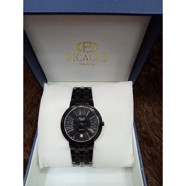 jam tangan Pria picallo full black