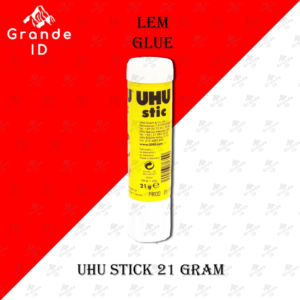 

LEM UHU GLUE STICK 21 GRAM LEM STIK LEM KERTAS PEREKAT SERBAGUNA