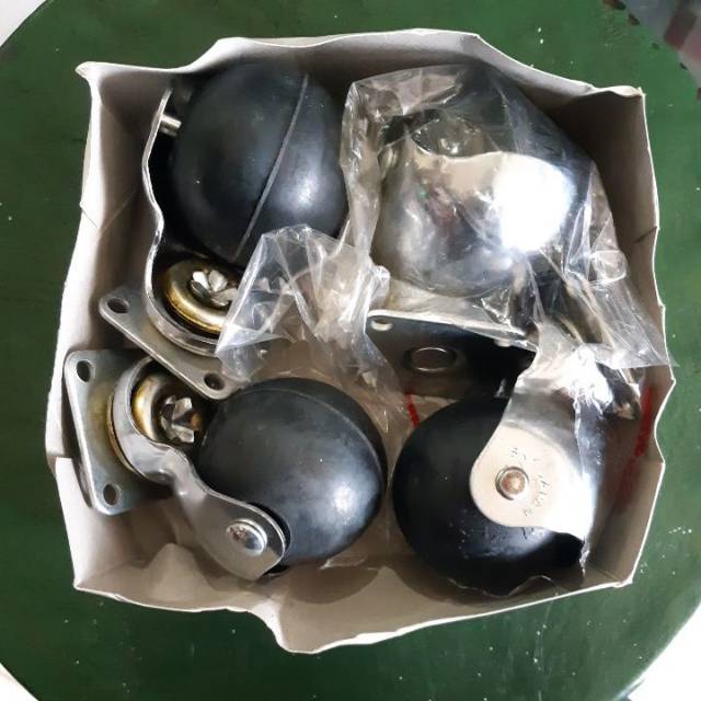 Roda Etalase Roda Bulat Karet SKK Roda Kursi Lemari CASTER SKK Turbo