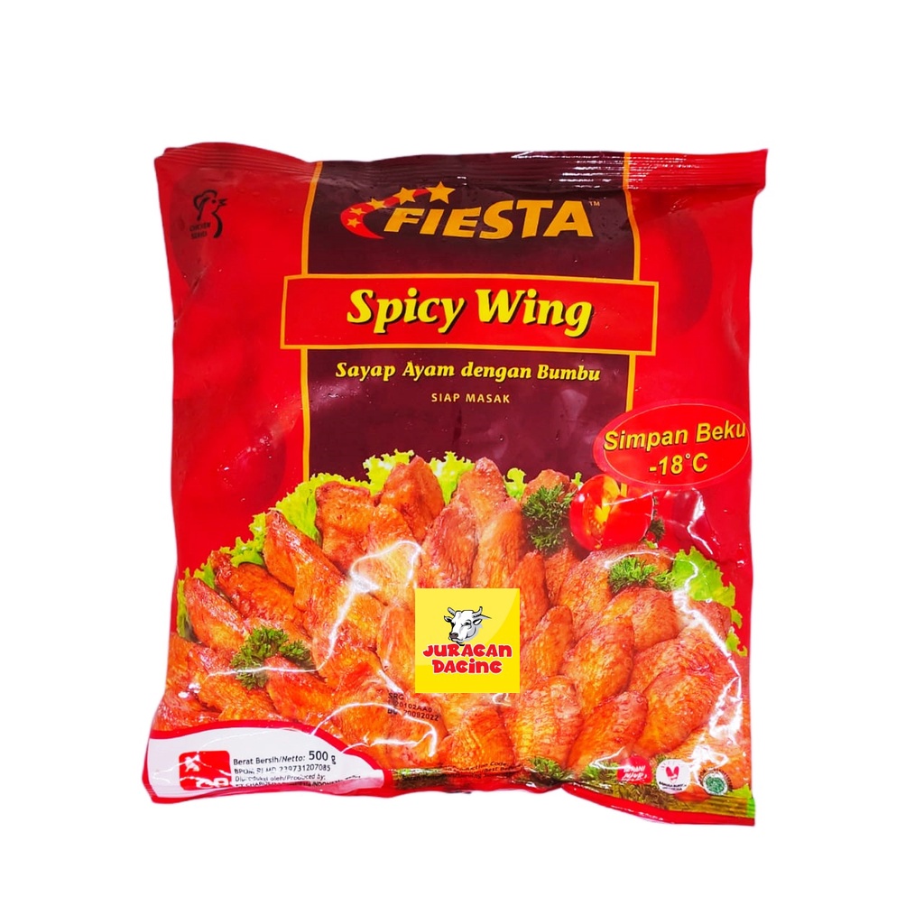 

Fiesta Spicy Wing ( Sayap Ayam bumbu ) 400gr