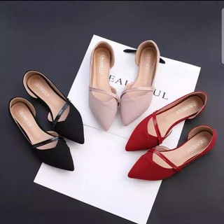 Flat Shoes  Wanita  Alona 01 Shopee Indonesia