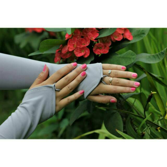 Handsock Cincin Polos Premium /Handsock Muslimah/Handsock Ring Wanita/sarung tangan wanita