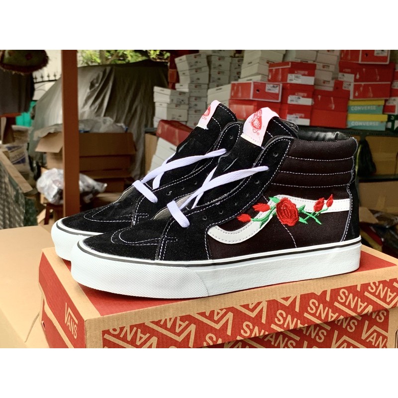 C020 - Sepatu Vans Sk8 Sepatu Pria Sepatu Sepatu Wanita Sepatu Casual Sepatu Sneakrs Sepatu Premium-Sk8 bw rose 🌹