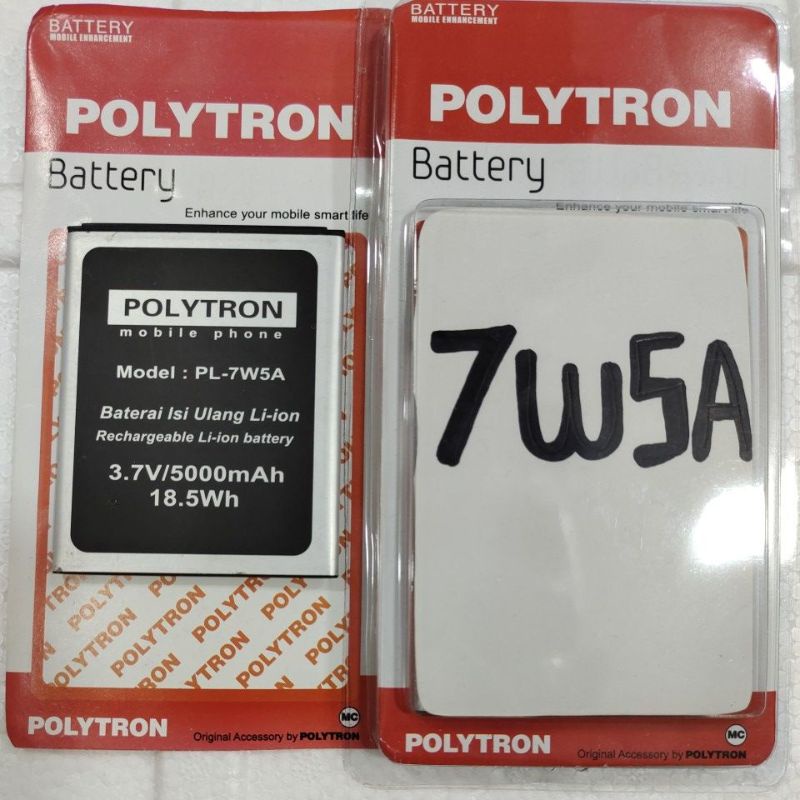 Baterai battery batrai batre Polytron 7W5A original