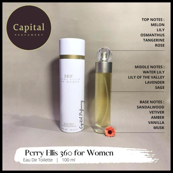 Perry Ellis 360 Women Edt 100Ml Terbaru