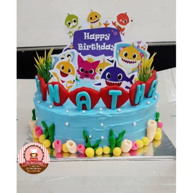 

Birthday cake baby shark kue ultah babyshark cake character kue ulang tahun anak karakter