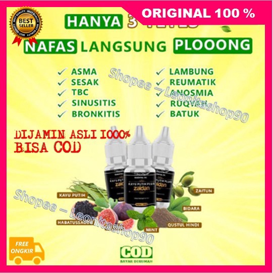 [BISA COD] Kayu Putih Plus Zaidan 100% ORIGINAL ASLI