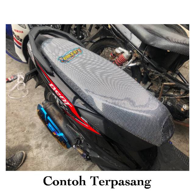 Kulit Jok Carbon By BIKER original import Thailand mio xeon beat scoopy tiger rxking vixion klx dll