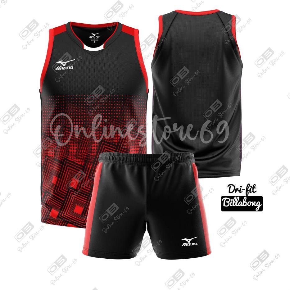 Flash Sale BAJU VOLLY MIZUNO / SET SINGLET BADMINTON / JERSY VOLLI 민