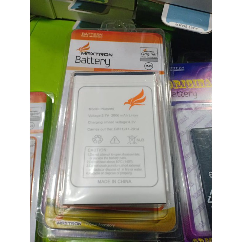 batteri Maxtron A9 Pluto Battry Original