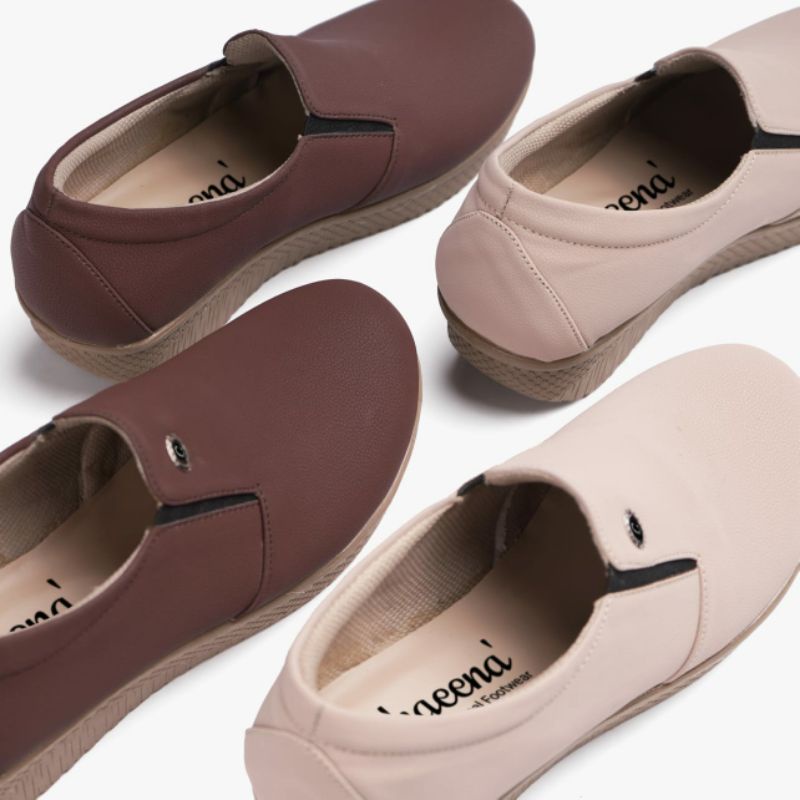 Sepatu  Wanita Aqila Terbaru slip on Brand Chaeena' 018 EC Sepatu kasual Terlaris