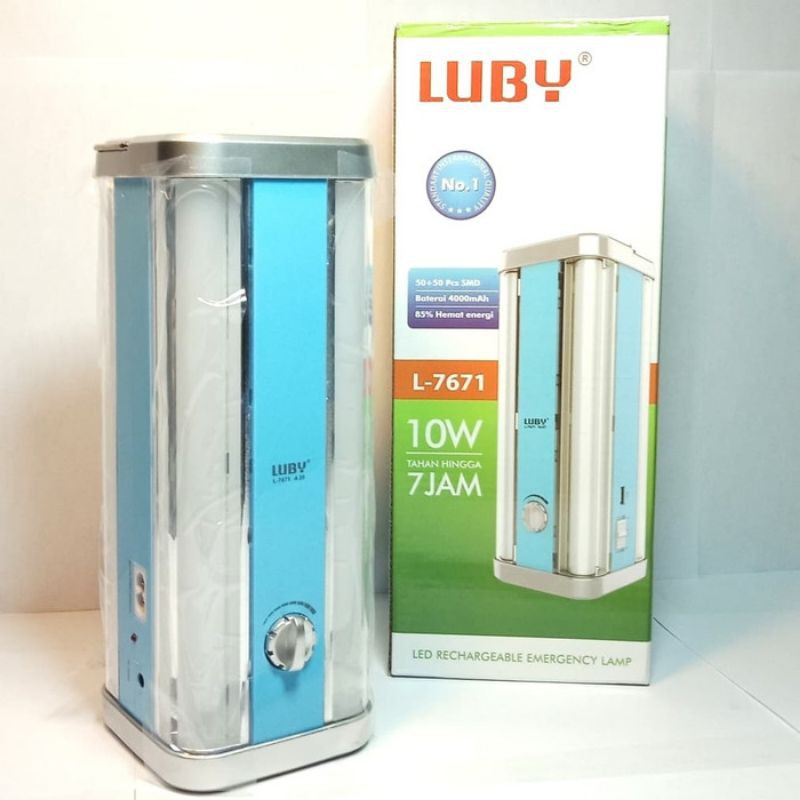 lampu emergency luby 7671