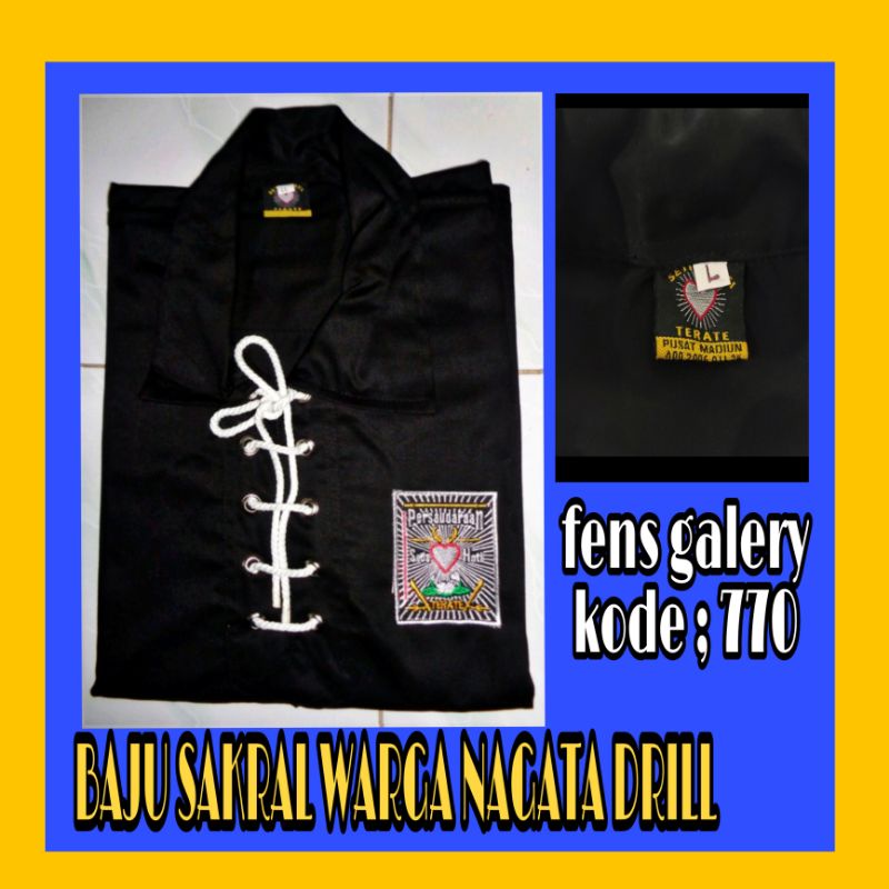 seragam warga psht -sakral warga psht-baju psht warga nagata-baju nagata psht-seragam sakral warga p