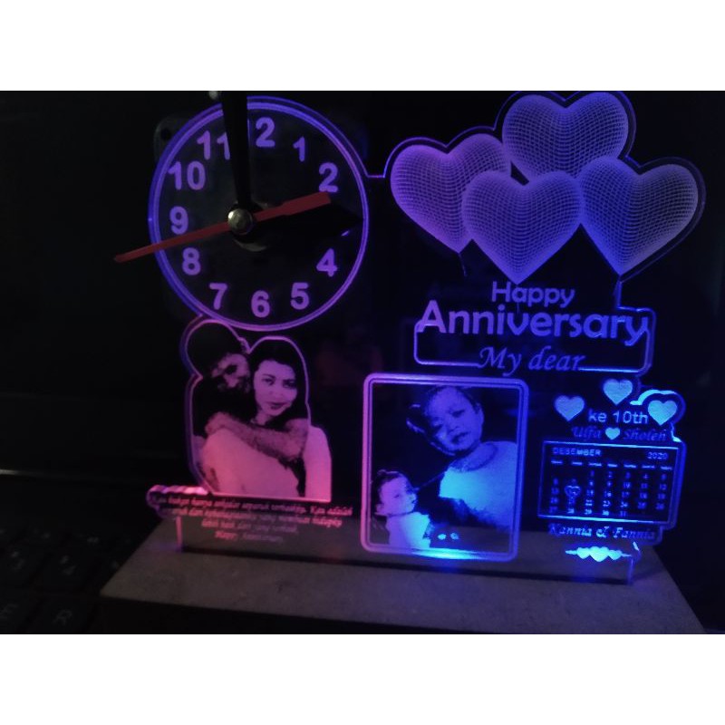 lampu akrilik custom 2 foto