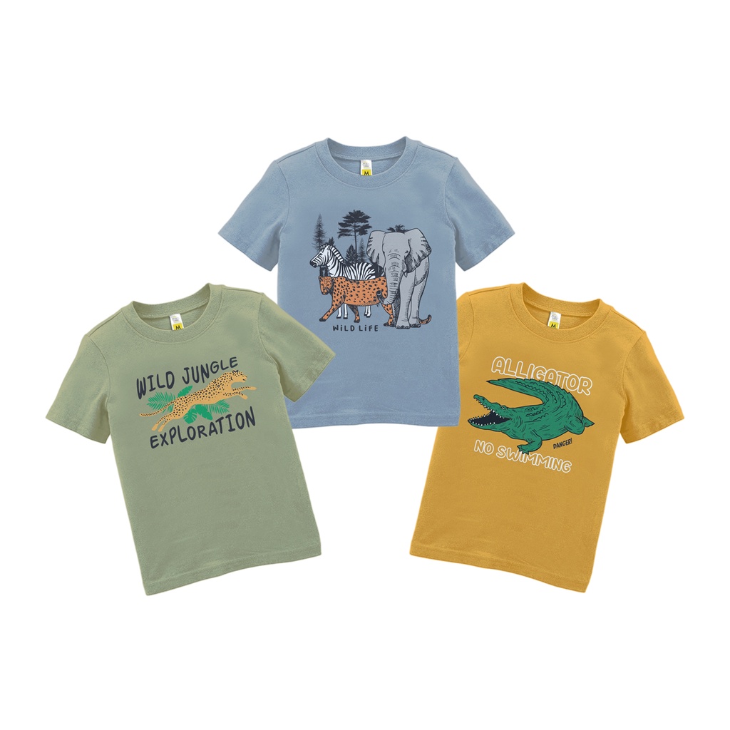 KAOS ANAK JUNGLE SERIES 1 - 10 T