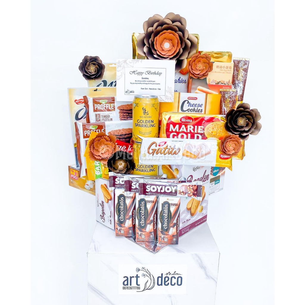 

Snack Tower Premium | Gift Birthday - Anniversary - Graduation | Set Hadiah & Hampers Makanan | Hampers Snack