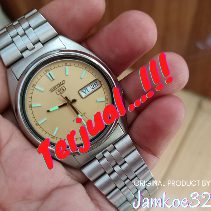 Jam Tangan Arloji Seiko 5 7S26 Automatic Otomatis Remaja Cowok Pria Wanita Analog Original Ori Murah