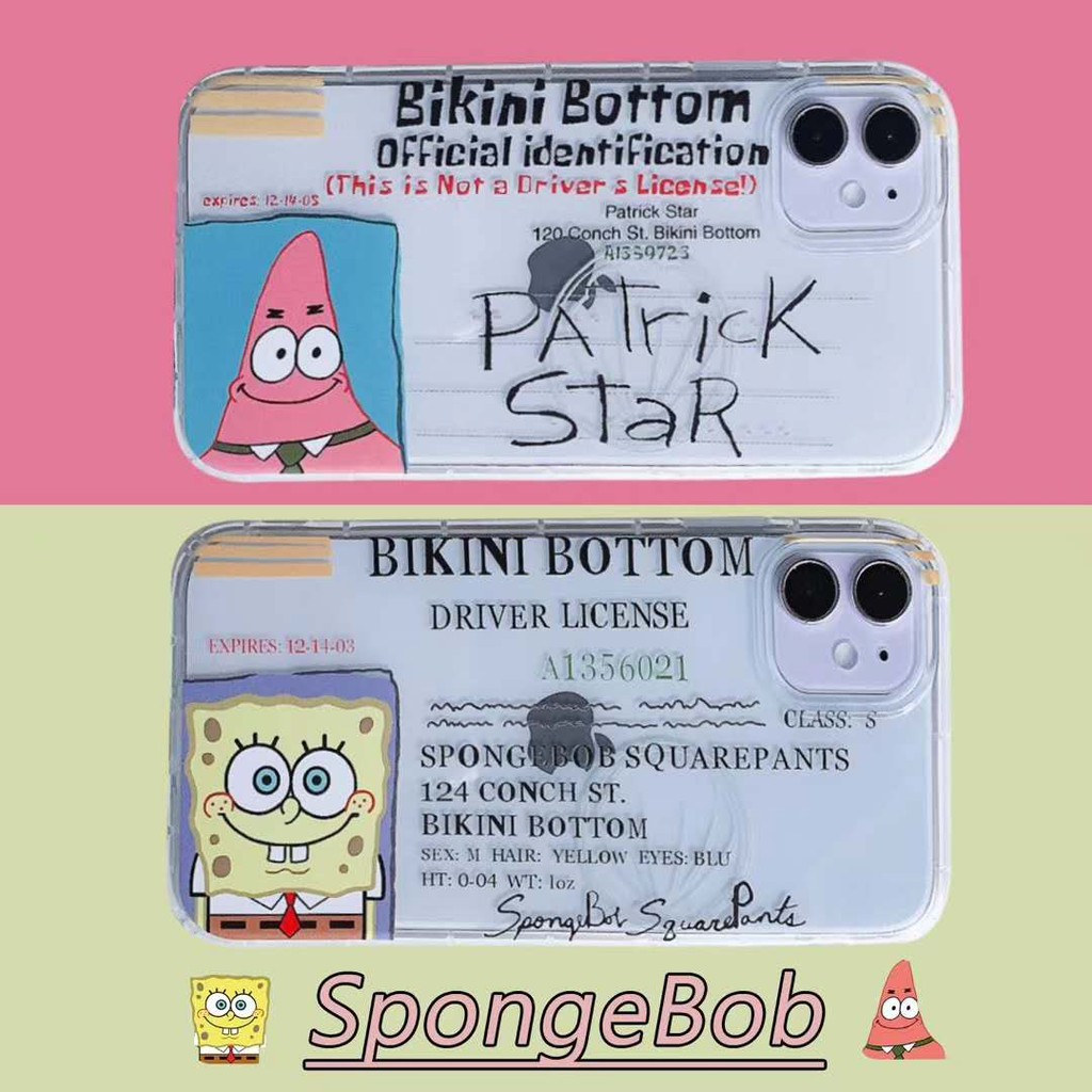 Ilustrasi Kartun SpongeBob Transparan Anti Drop Casing Ponsel TPU Untuk OPPO A53 2020 A32 Versi Reno4 Reno4pro 4G Earphone Jack A5 A3S A7 A7X F9 A8 A31 A5