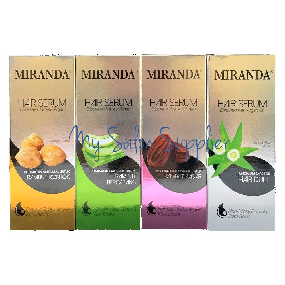 Miranda Hair Serum Bottle with Argan Oil 100ml / Serum Vitamin Rambut