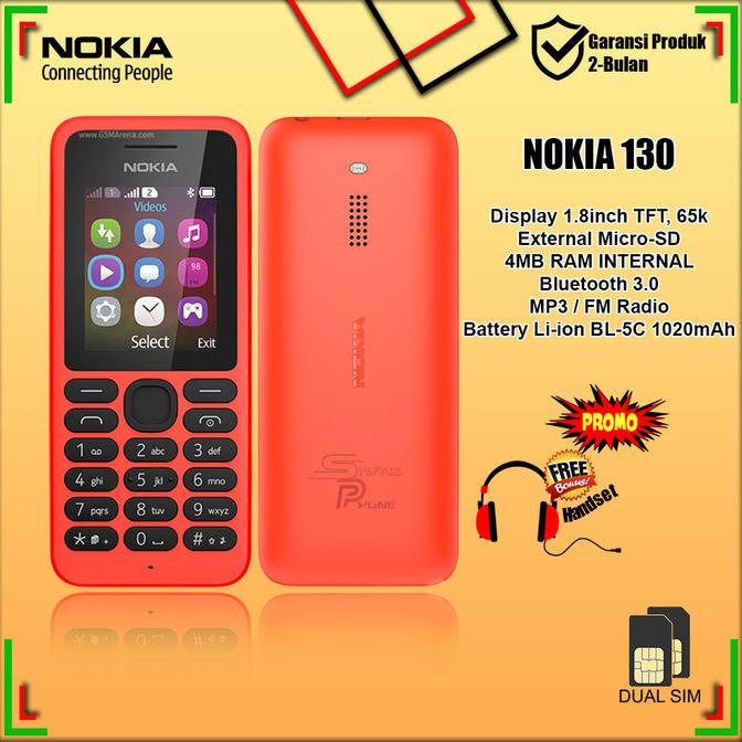 Hp Nokia 130 New Garansi Handphone Nokia Jadul 130 Baru Murah 