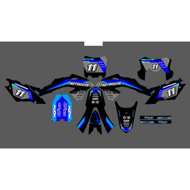DECAL /D,TRACKER/ KLX BF