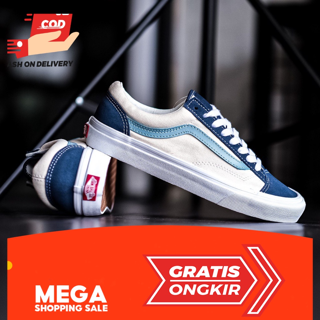 Vans Style 36 Retro Sport “ Sea Gibraltar Sea CameoBlue Original