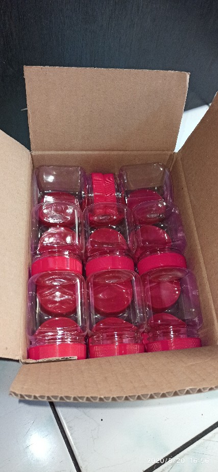 @10 Pcs Plastik Kotak 200 Ml / Toples Serbaguna