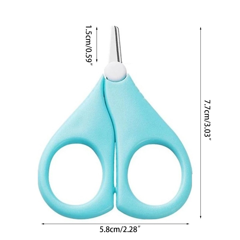 Mary Gunting Kuku Ujung Bulat Bahan Stainless Steel Untuk Bayi Newborn