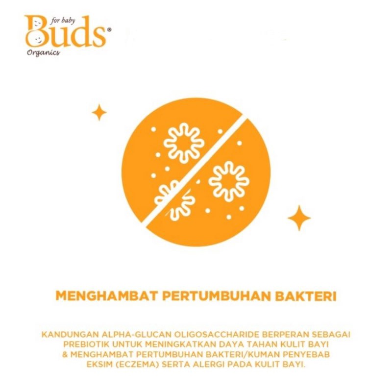 Buds Organics Super Soothing Hydrating Cleanser - Sabun Shampo Bayi Untuk Kulit Sensitif