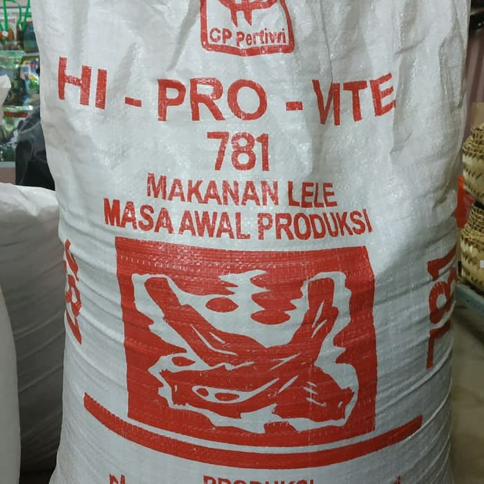 pelet ikan lele 781-2 1kg masa pertumbuhan ikan 2mm