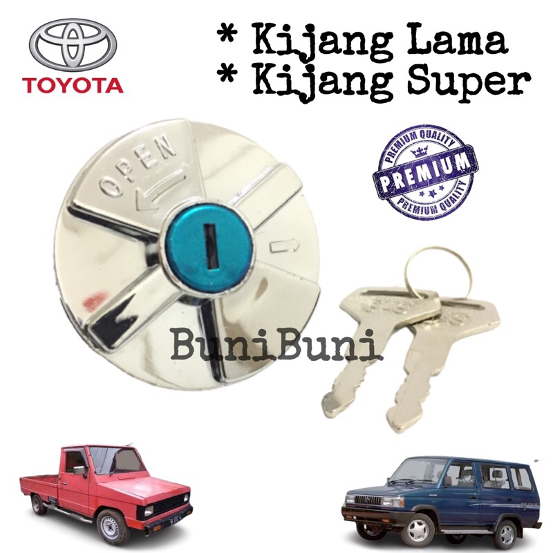 Tutup Tangki / Tengki Minyak Bensin Mobil Toyota Kijang Lama / Super / Pick Up &amp; Hardtop Hiqh Quality