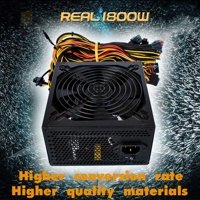 Power Supply Modular Mining 1800w Psu Untuk Rig Eth 8 Gpu Ethereum Miner Shopee Indonesia