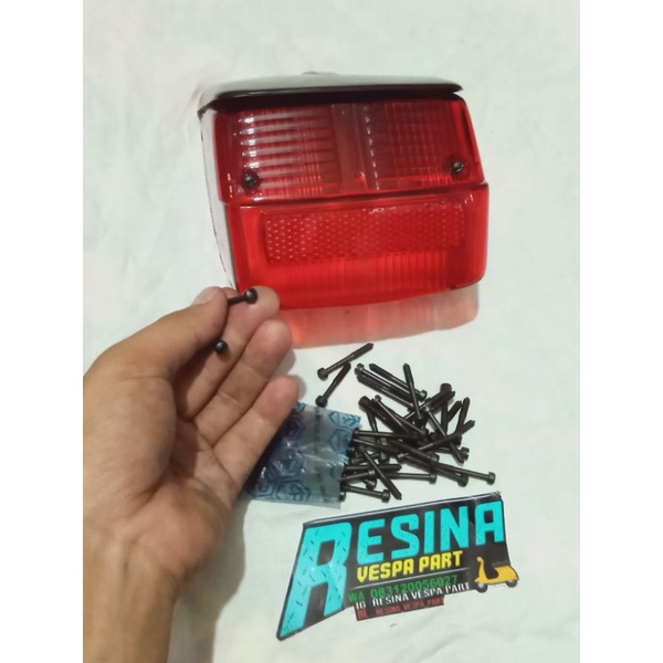 baut min stoplamp lampu belakang vespa sprint super vbb original