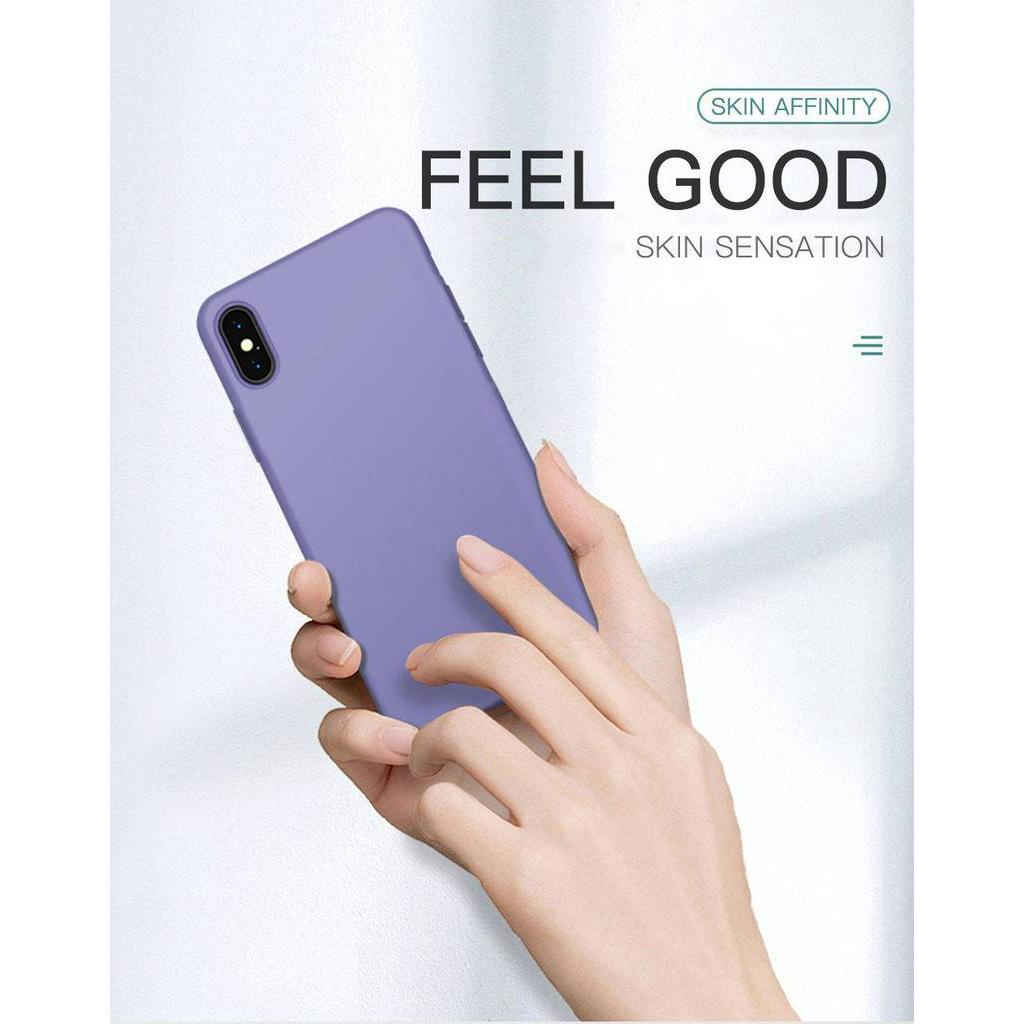 Soft Case Bahan Silikon Shockproof Untuk Iphone 7 6 6s 8 Plus Se2020 X Xr Xs Max