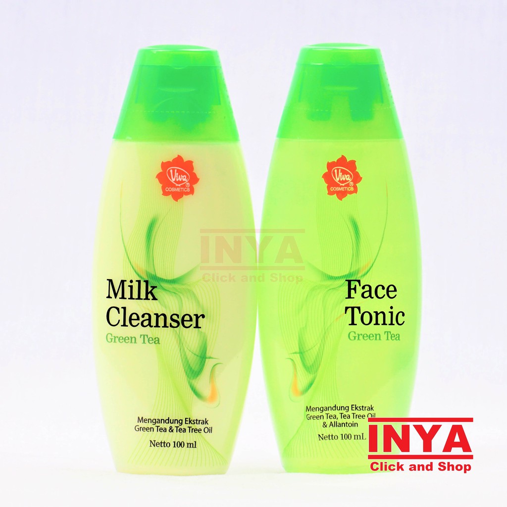 VIVA MILK CLEANSER GREEN TEA 100ml - Pembersih Wajah