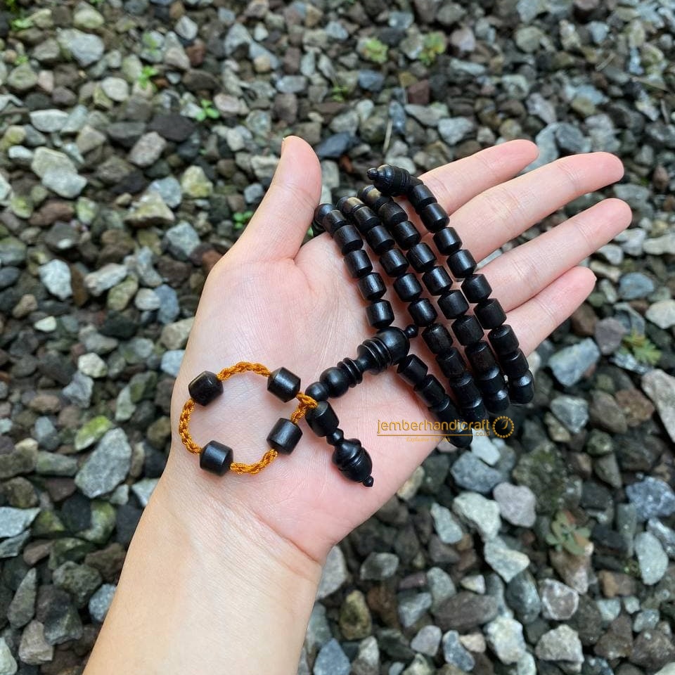 Tasbih Kayu Hitam / Tasbih Galih Kelor / Tasbih Kelor  Original Tenggelam